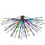 VIC-X24K24RGB-WW - 160 Lights x 24" Rgb-ww Black Starburst Remot - Vickerman