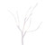 VIC-X250506LED - 6' White Icy Sugar Twig Garland 48 Warm White - Vickerman