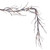 VIC-X250606LED - 6' Brown Icy Sugar Twig Garland 48 Warm White - Vickerman