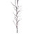 VIC-X250606LED - 6' Brown Icy Sugar Twig Garland 48 Warm White - Vickerman