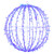 VIC-X30LED02 - 324 Lights x 30" Blue Jumbo LED Sphere - Vickerman