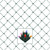 VIC-X4G4610T - 120 Lights 4'x6' LED Multi/Green Wire WA Twinkle Net - Vickerman