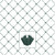 VIC-X4G4619CSA - 120 Lights 4'x6' LED Pure White/Green Wire Wide Angle Net - Vickerman