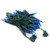 VIC-X4G5702TPBG - 70 Lights LED Blue/Green Wire M5 Twinkle 4"x24'L - Vickerman