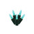 VIC-X4G5732PBG - 70 Lights LED Teal/Green Wire M5 EC Set 4"x24'L - Vickerman