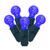 VIC-X4G9102 - 100 Lights LED Blue/Green Wire G12 EC 4"x34'L - Vickerman