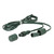 VIC-X6G6611 - 6' Green Wire Coaxial Ext Cord, 6-Pack - Vickerman