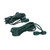 VIC-X6G6618 - 25' Green Wire Coaxial Ext Cord, 2-Pack - Vickerman