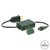 VIC-X6G6662 - 12" Rectified Coaxial Green Wire Power Cord, 2-Pack - Vickerman