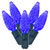 VIC-X6G8502 - 50 Lights LED Blue/Green Wire C6 EC Set 6"x25'L - Vickerman