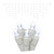 VIC-X6W3305 - 70 Lights LED Cool Wt/Warm White Wide Angle Icicle EC 9' - Vickerman