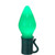VIC-X8GC764 - 25 Lights LED C7 Rd-wt-gn Ceramic Green Wire 8"S 16'L - Vickerman