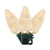 VIC-X8GC921 - 25 Lights LED C9 Wm White Refl EC Green Wire 8"S 16'L - Vickerman