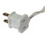 VIC-X8WC761 - 25 Lights LED C7 Rd-wt-bl Ceramic Warm White 8"S 16'L - Vickerman