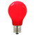 VIC-XA19C03 - A19 LED Red Ceramic Bulb E26 Nickel Base - Vickerman