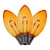 VIC-XC9TU08-25 - C9 Transparent Filament Amber Bulb .6W, 25-Pack - Vickerman