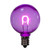 VIC-XG40TU06-25 - G40 Transparent Filament Purple Bulb .6W, 25-Pack - Vickerman