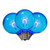 VIC-XG50TU02-25 - G50 Transparent Filament Blue Bulb .6W, 25-Pack - Vickerman