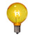 VIC-XG50TU07-25 - G50 Transparent Filament Yellow Bulb .6W, 25-Pack - Vickerman