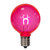 VIC-XG50TU09-25 - G50 Transparent Filament Pink Bulb .6W, 25-Pack - Vickerman