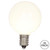 VIC-XLEDCG41-25 - G40 Wm White Ceramic LED Bulb E12 .6W 25 Bag - Vickerman