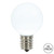 VIC-XLEDCG55-25 - G50 Cool W Ceramic LED Bulb E17 .8W, 25-Pack - Vickerman