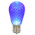 VIC-XLEDS12-10 - 11S14 Faceted LED Blue Lamp E26, 10-Pack - Vickerman