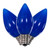 VIC-XLEDSC72T-25 - C7 Ceramic LED Blue Twinkle Bulb, 25-Pack - Vickerman
