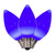 VIC-XLEDSC72T-25 - C7 Ceramic LED Blue Twinkle Bulb, 25-Pack - Vickerman