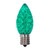 VIC-XRETC904T-25 - C9 Faceted Green Twinkle Retro Bulb 25Bg - Vickerman