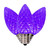VIC-XRETC906-25 - C9 Faceted Purple Retro SMD Bulb, 25-Pack - Vickerman