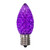 VIC-XRETC906T-25 - C9 Faceted Purple Twinkle Retro Bulb 25B - Vickerman