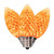 VIC-XRETC908-25 - C9 Faceted Orange Retro SMD Bulb, 25-Pack - Vickerman