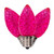 VIC-XRETC909-25 - C9 Faceted Pink Retro SMD Bulb, 25-Pack - Vickerman