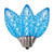 VIC-XRETC932T-25 - C9 Faceted Teal Twinkle Retro Bulb, 25-Pack - Vickerman