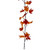 VIC-X260106LED - 6' Orange Maple Leaf Garland LED 24 Warm White - Vickerman