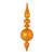 VIC-N186725D - 10" Limestone Candy Snowflake Finial 4Bg - Vickerman