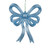 VIC-MC264179W - 5.25" x 4.25" Pink Glitter Bow, 6-Pack - Vickerman