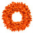 VIC-K260325LED - 24" Flocked Orange Fir Dura Lit 50 Orange - Vickerman