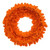 VIC-K260325LED - 24" Flocked Orange Fir Dura Lit 50 Orange - Vickerman