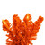 VIC-K260331LED - 30" Flocked Orange Fir Dura Lit 100 Orange - Vickerman