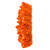 VIC-K260331LED - 30" Flocked Orange Fir Dura Lit 100 Orange - Vickerman