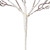 VIC-P260314 - 14" White Cluster Berry Pick, 4-Pack - Vickerman