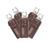 VIC-X6BRGBPW25STR - 25 Lights Rgbpw/Brown Wire WA Stretch Coax EC Set 6in - Vickerman