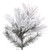 VIC-K171186LED - 10' x 63" Flocked Atka 3mm LED 1700 Warm White - Vickerman