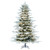 VIC-K185486LED - 10' x 74" Flocked Kamas Fraser 3mm 2700 Warm White - Vickerman