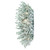 VIC-A262332LED - 30" Frosted Norfolk Wreath 5mm 100 Warm White FT - Vickerman