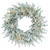 VIC-A262349LED - 48" Frosted Norfolk Wreath 5mm 200 Warm White FT - Vickerman