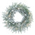 VIC-A262349LED - 48" Frosted Norfolk Wreath 5mm 200 Warm White FT - Vickerman