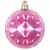 VIC-MT190079 - 3" Cerise Glitter Reflector Ornament, 6-Pack - Vickerman